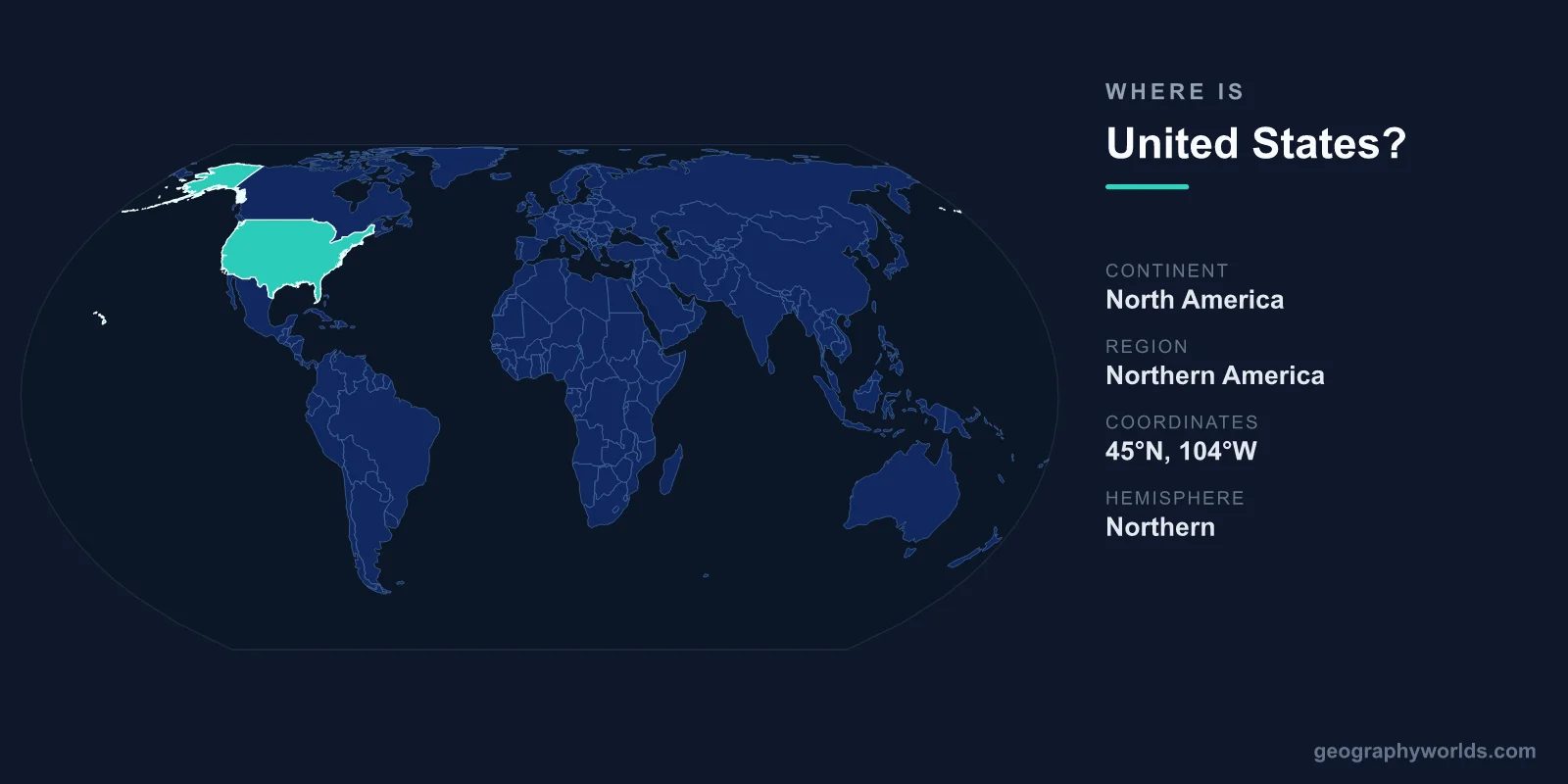 Where Is United States? Location, Map & Geographic Guide